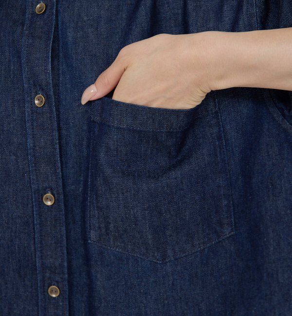  「バックフレアデニムシャツ」|シャツ・ブラウス|