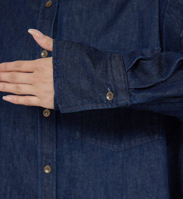  「バックフレアデニムシャツ」|シャツ・ブラウス|