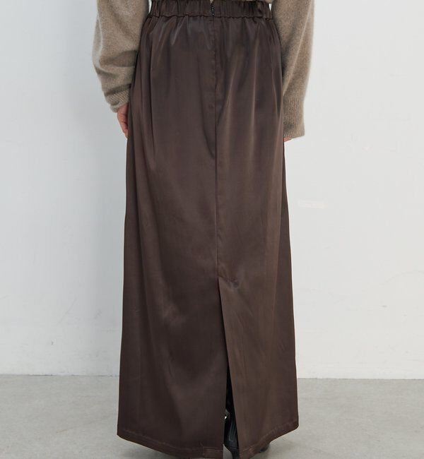  「【ルミネ限定カラー】【手洗い可能】ストレッチサテンタイトスカート」|スカート|