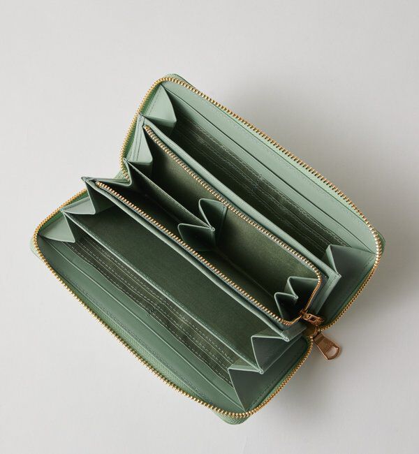  「モノグラムプレートラウンドジップウォレット」|財布|