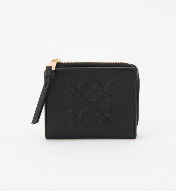  「エンボスモノグラムハーフウォレット」|財布|