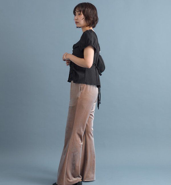  「ベロアフレアパンツ」|チノ|