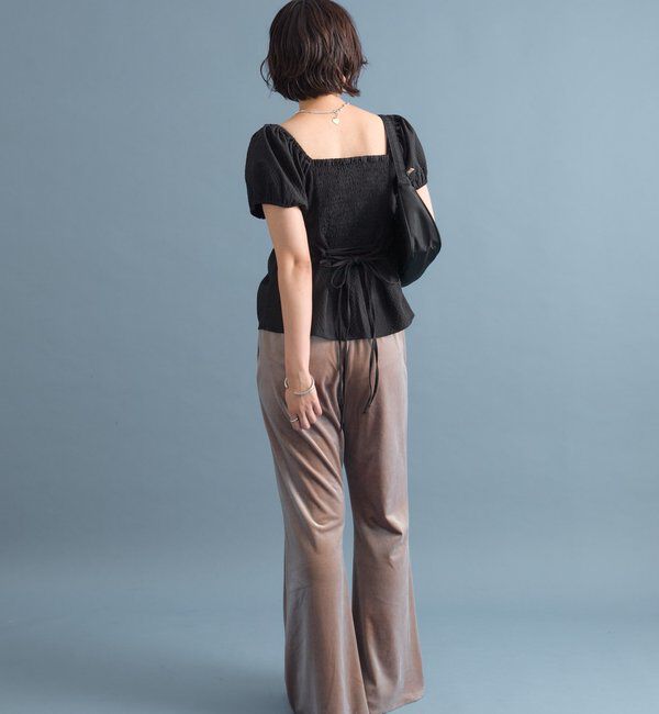  「ベロアフレアパンツ」|チノ|