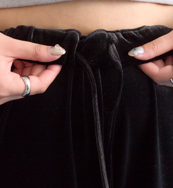  「ベロアフレアパンツ」|チノ|