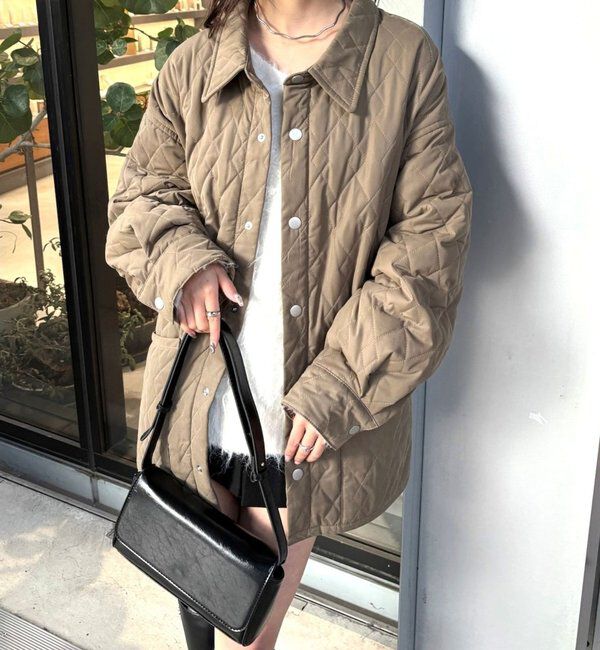  「襟付きキルティングジャケット」|その他|