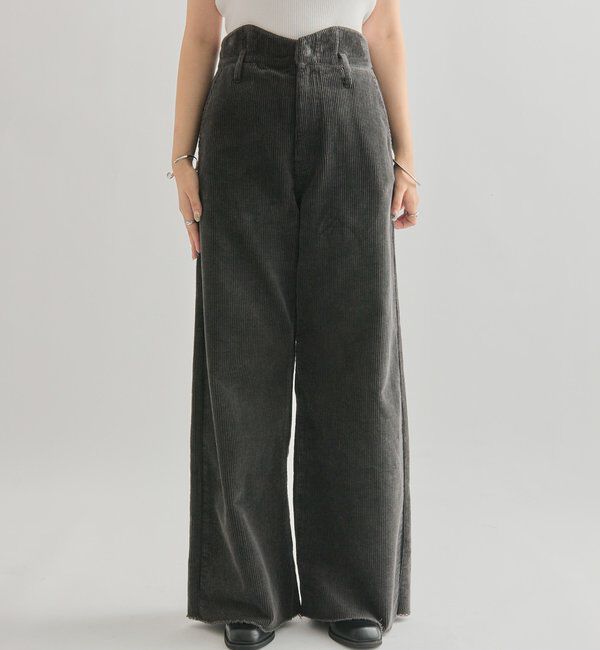  「コーデュロイ ウェーブパンツ」|チノ|