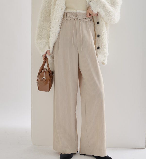  「Wベルトパンツ」|チノ|