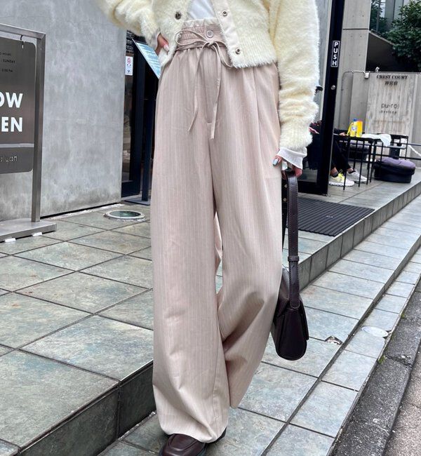  「Wベルトパンツ」|チノ|