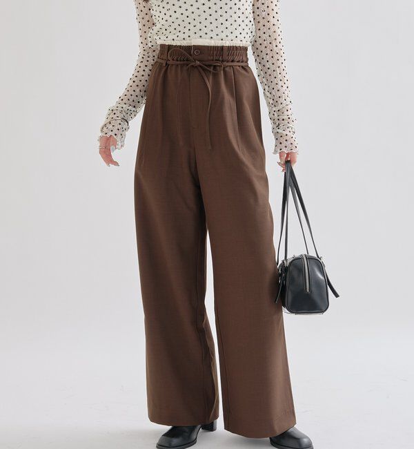  「Wベルトパンツ」|チノ|