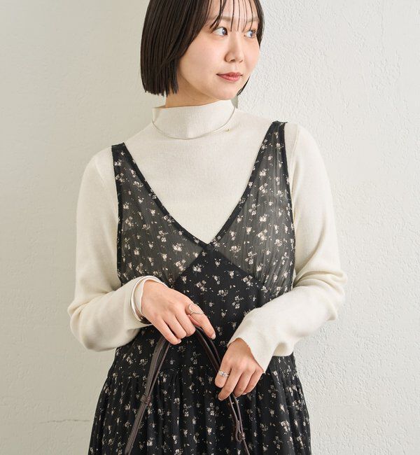  「シアーキャミSETワンピース」|ワンピース|