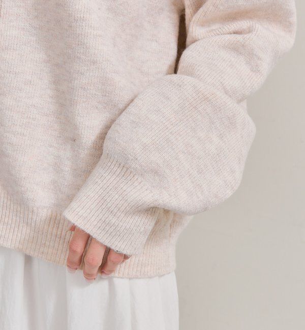  「襟付きプレートニットカーディガン」|カーディガン|