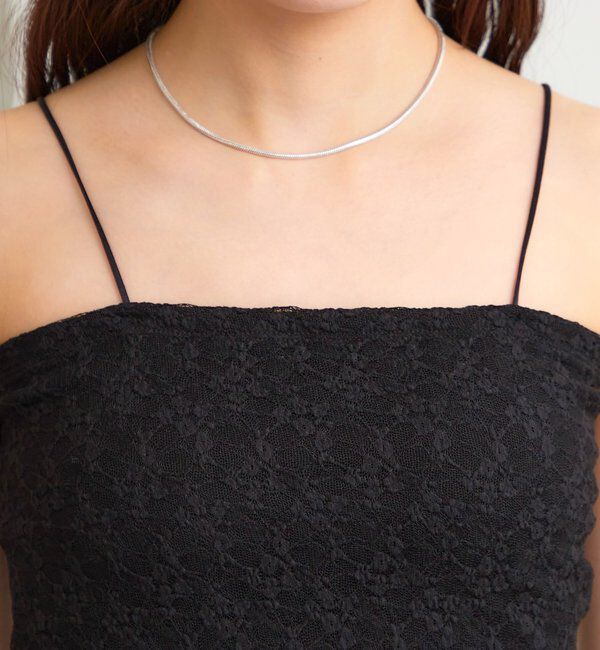  「パット付きレースキャミソール」|キャミソール|