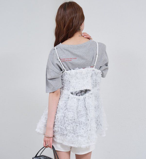  「フラワーチュールキャミチュニック」|シャツ・ブラウス|