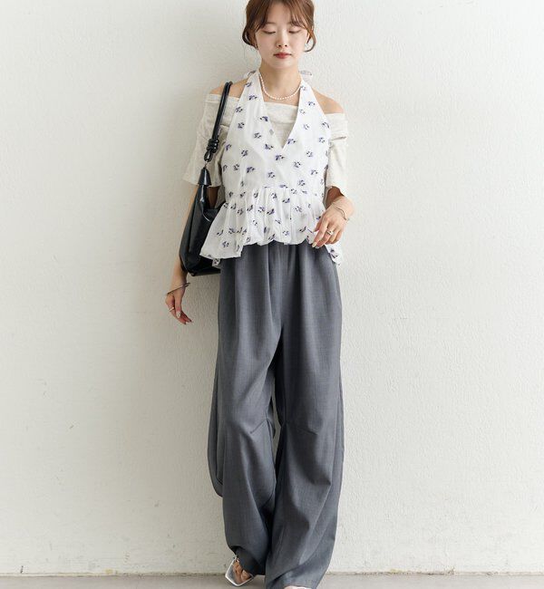  「フラワーホルターブラウス」|シャツ・ブラウス|