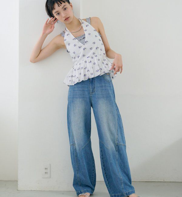  「フラワーホルターブラウス」|シャツ・ブラウス|