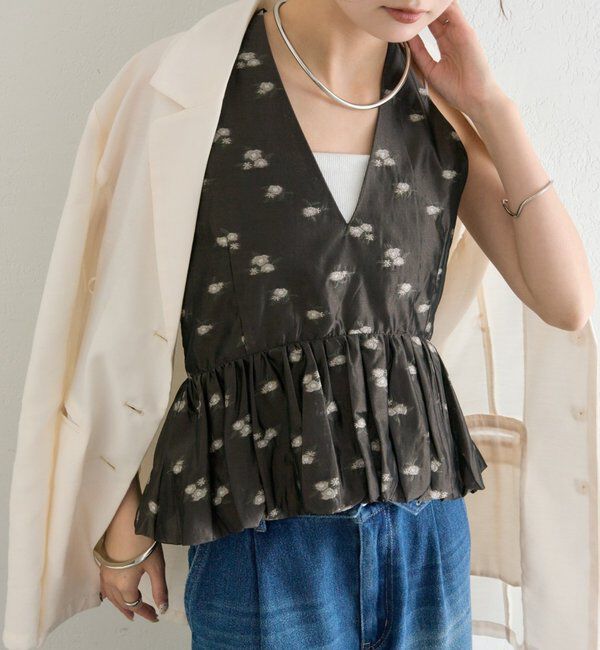 「フラワーホルターブラウス」|シャツ・ブラウス|