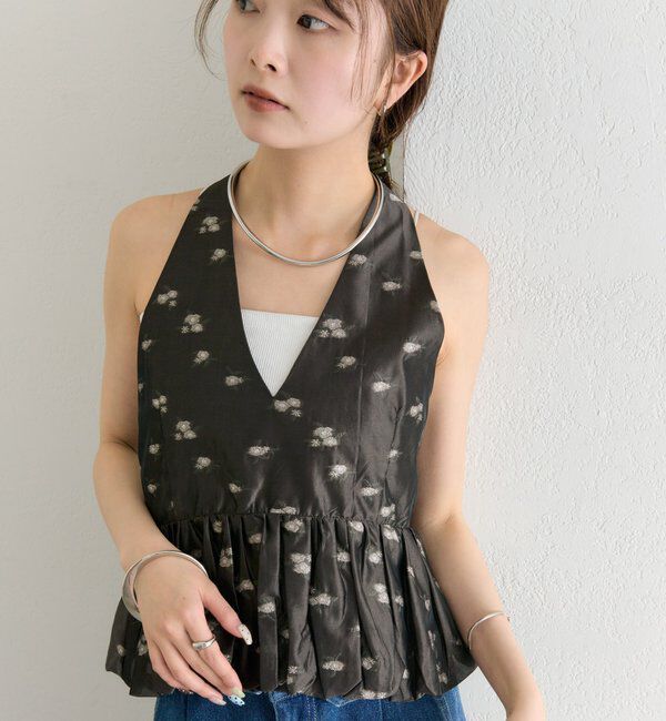  「フラワーホルターブラウス」|シャツ・ブラウス|