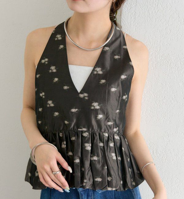  「フラワーホルターブラウス」|シャツ・ブラウス|