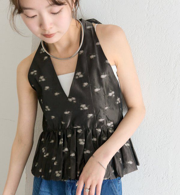  「フラワーホルターブラウス」|シャツ・ブラウス|