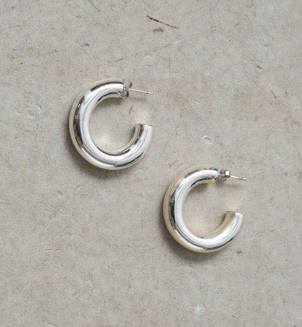  「【GALENA/ガレナ】ミニフープピアス」|ピアス|シルバー