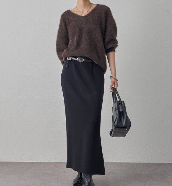  「FURカシミヤVニット」|ニット・セーター|