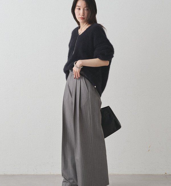  「FURカシミヤVニット」|ニット・セーター|