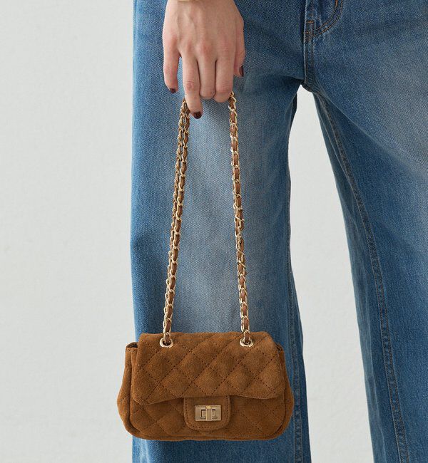  「【GALENA/ガレナ】スウェードminiチェーンBag」|トートバッグ|