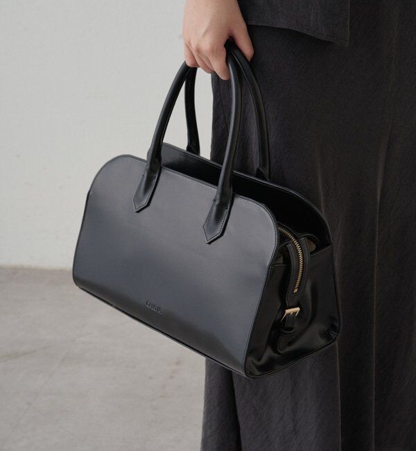  「【GALENA/ガレナ】クラシックボストンバッグ」|トートバッグ|ブラック