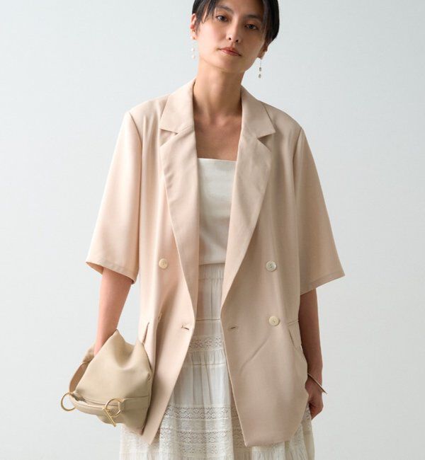  「ハーフスリーブジャケット」|テーラードジャケット|