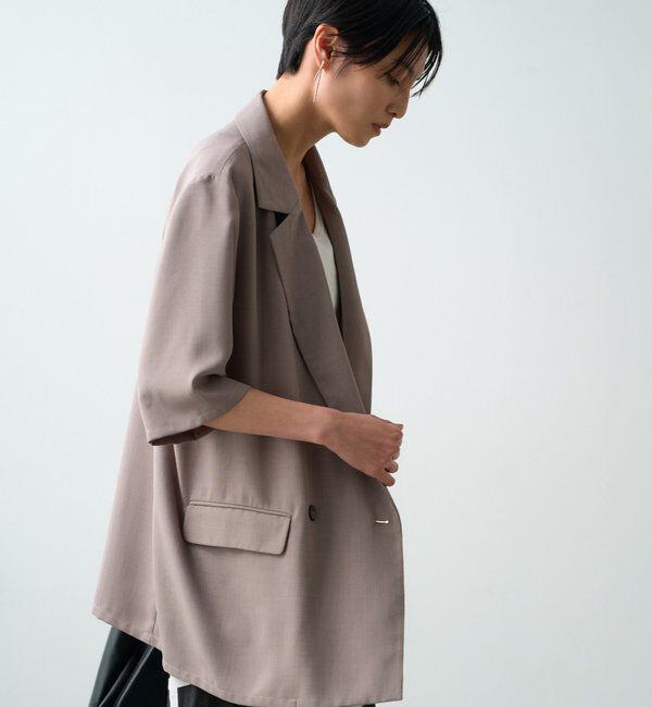  「ハーフスリーブジャケット」|テーラードジャケット|