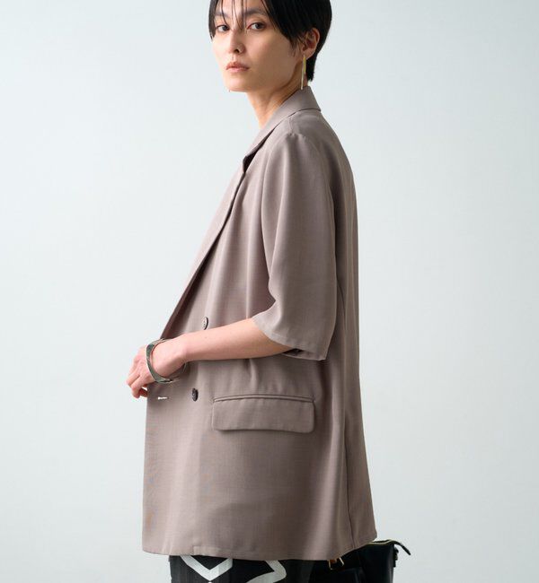  「ハーフスリーブジャケット」|テーラードジャケット|