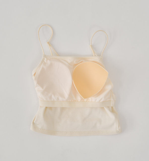  「【6色展開】バックオープンリブキャミ」|キャミソール|