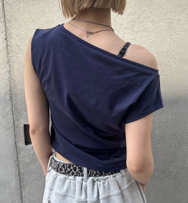  「【5色展開】マルチウェイギャザーオフショルノースリーブ」|キャミソール|