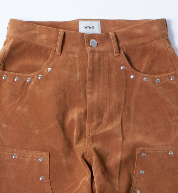  「スウェードダブルニーパンツ」|チノ|