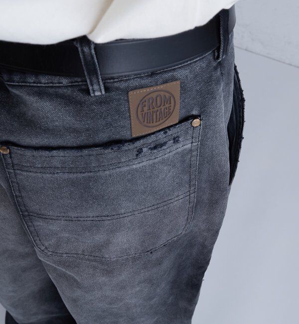  「FromVintage 落書きダックダブルニーパンツ」|チノ|