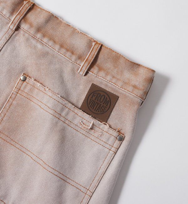  「FromVintage 落書きダックダブルニーパンツ」|チノ|