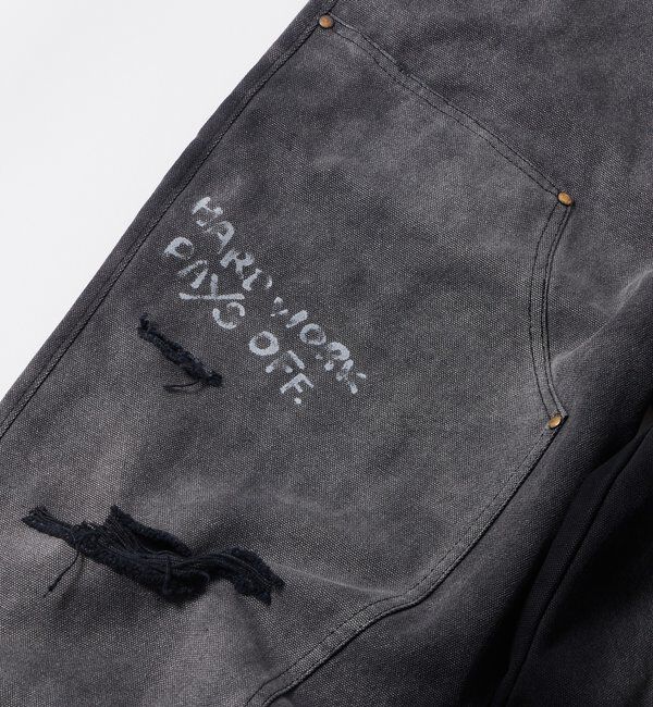  「FromVintage 落書きダックダブルニーパンツ」|チノ|