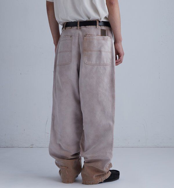  「FromVintage 落書きダックダブルニーパンツ」|チノ|