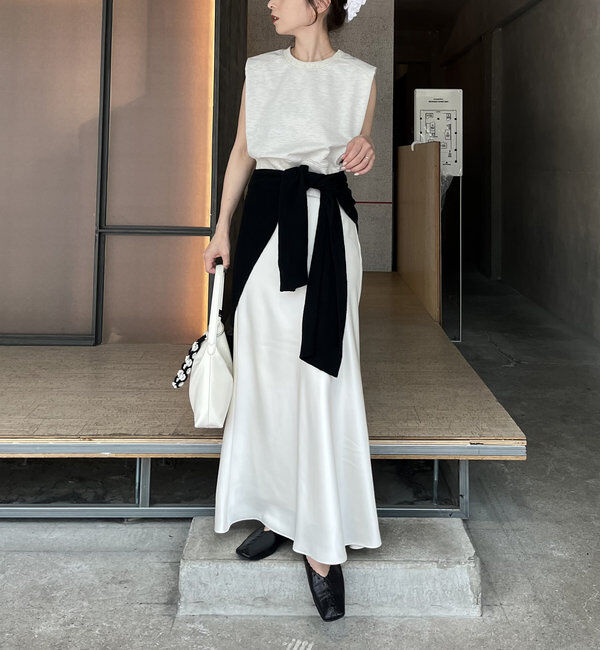  「【サイズ展開あり・新色/ブラウン】バイアススカート」|スカート|