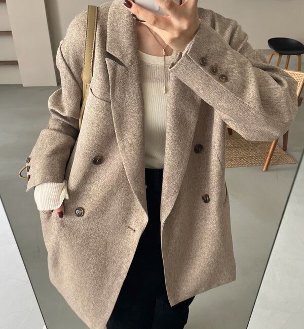  「【CAPRICIEUX LE'MAGE&times;nanacoコラボ】ツイードジャケット」|テーラードジャケット|