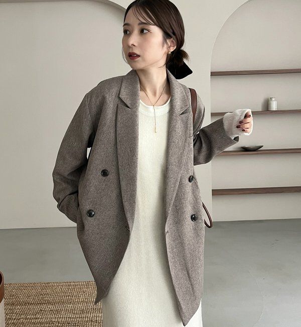  「【CAPRICIEUX LE'MAGE&times;nanacoコラボ】ツイードジャケット」|テーラードジャケット|