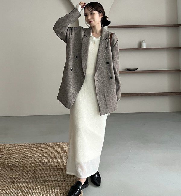  「【CAPRICIEUX LE'MAGE&times;nanacoコラボ】ツイードジャケット」|テーラードジャケット|