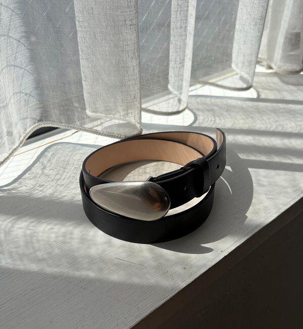  「エッグバックルスエードベルト」|ベルト|