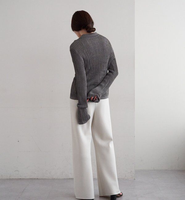  「ダブルクロスワイドパンツ」|チノ|