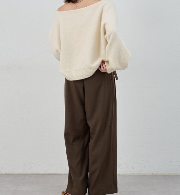  「ダブルタックワイドパンツ」|チノ|