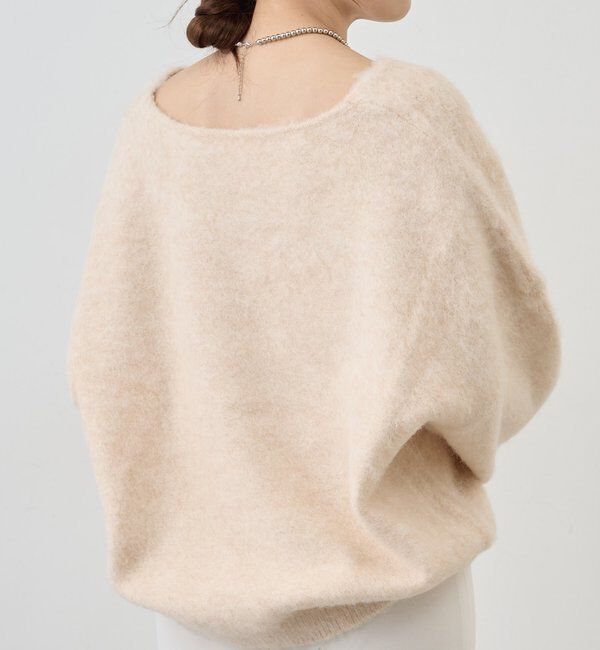  「【着映えニット】シャギーＶネックプルオーバー」|ニット・セーター|