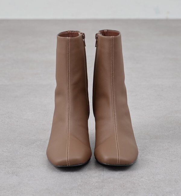  「センターステッチレザーブーツ」|ロングブーツ|