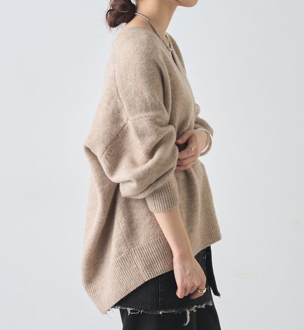  「【@kanako_ikiコラボカラー】【全骨格キレイ見え】ウェーブネックニット」|ニット・セーター|