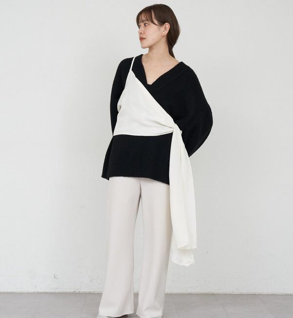  「【@kanako_ikiコラボカラー】【全骨格キレイ見え】ウェーブネックニット」|ニット・セーター|