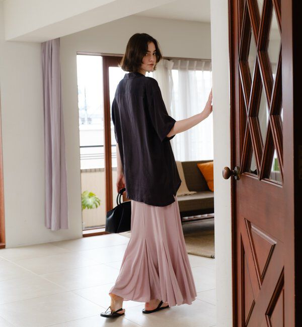  「【再入荷】シアーリブフレアースカート」|スカート|